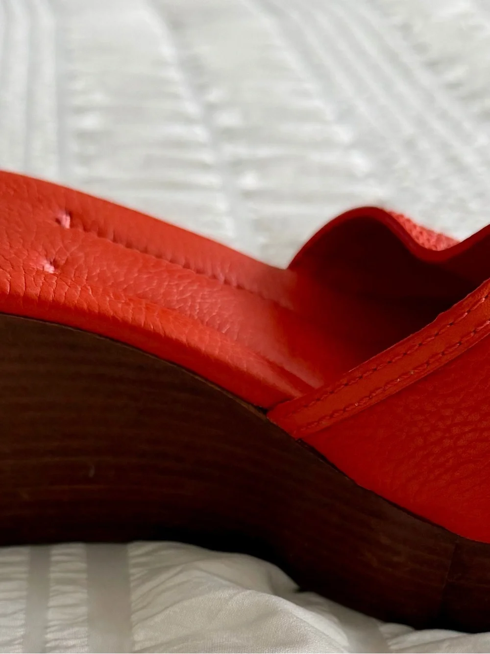 Tory Burch Selma Platform Wedge Slide Sandals. Size 10M - Picture 5 of 10